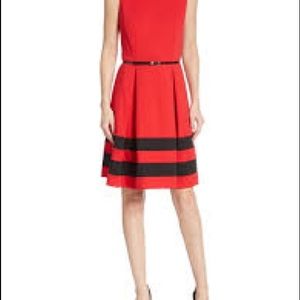 Calvin Klein fit and flare dress